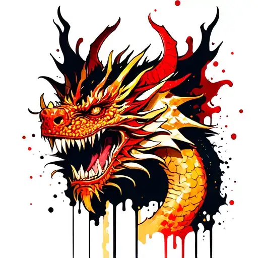 Dragon With A Gold Hoard