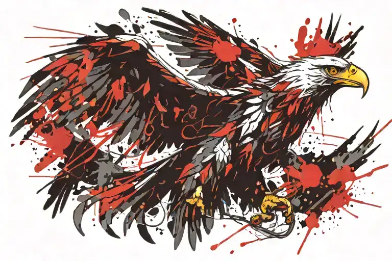 Eagle Wings Spread Wide