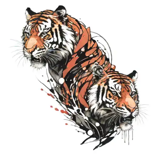 Tiger Fighting