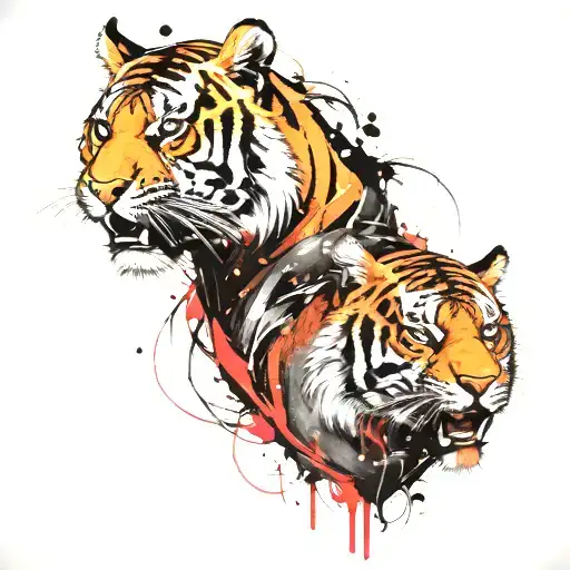 Tiger Fighting