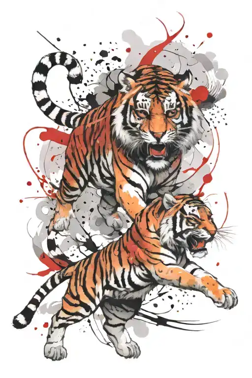 Tiger Fighting