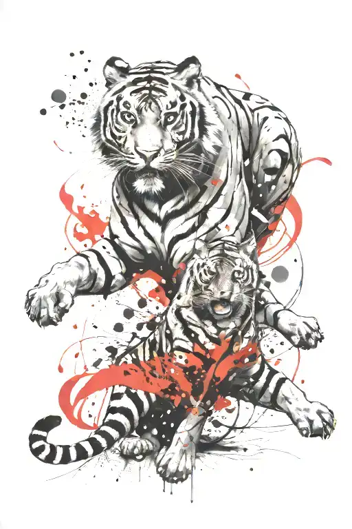 Tiger Fighting