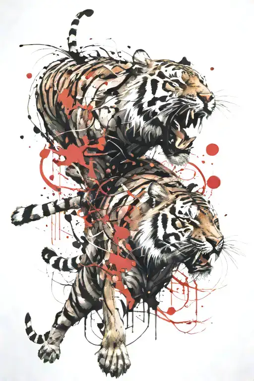 Tiger Fighting