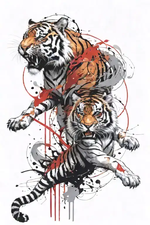 Tiger Fighting