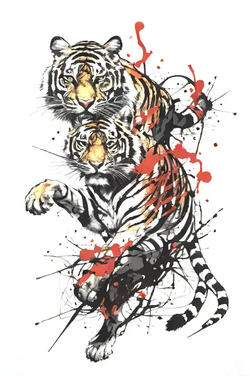 Tiger Fighting