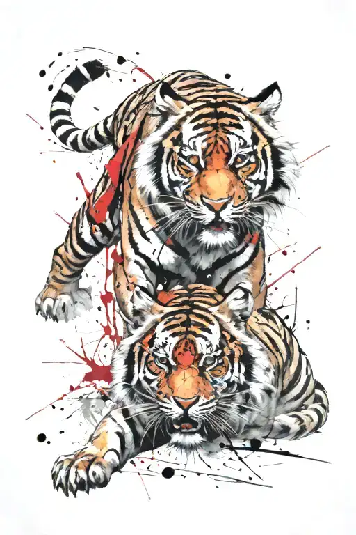 Tiger Fighting