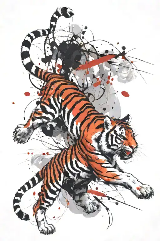 Tiger Fighting