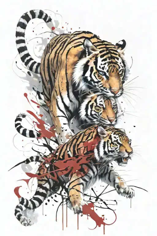 Tiger Fighting