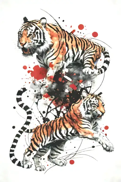 Tiger Fighting