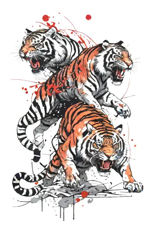 Tiger Fighting