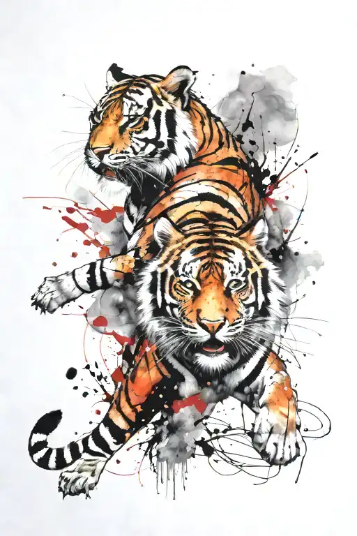 Tiger Fighting