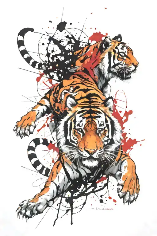 Tiger Fighting