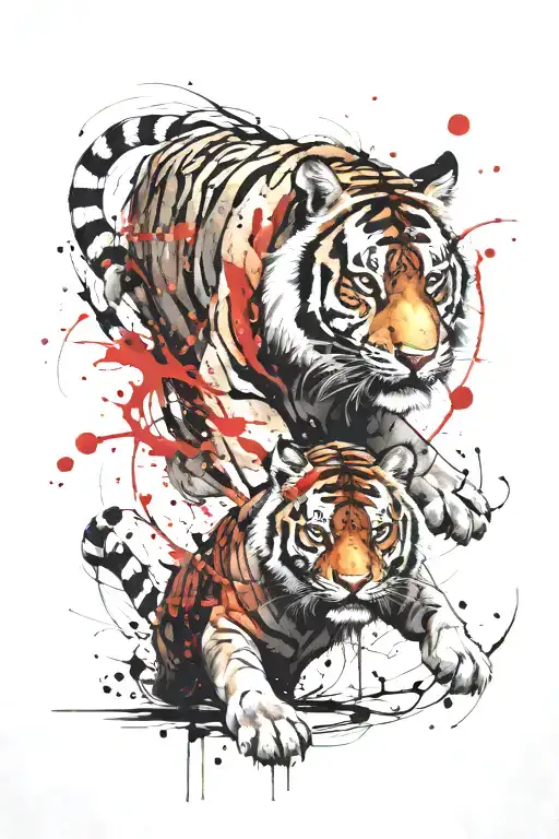 Tiger Fighting