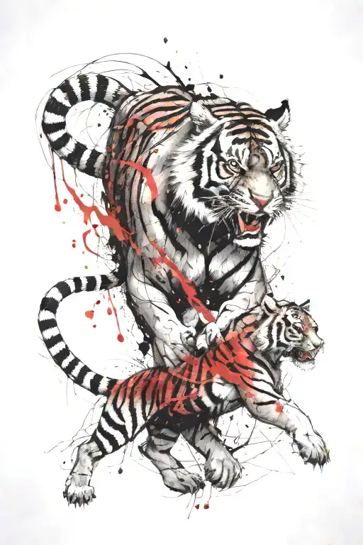 Tiger Fighting