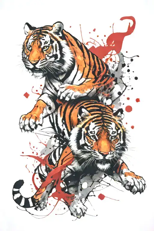Tiger Fighting