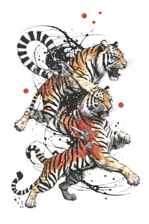 Tiger Fighting