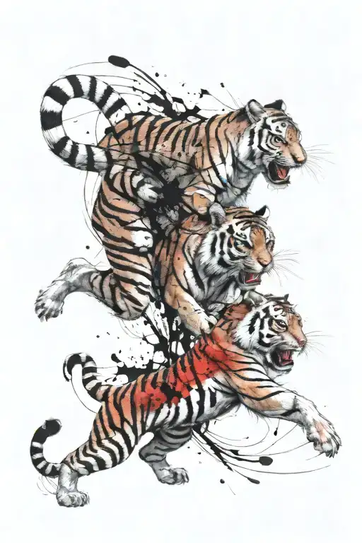 Tiger Fighting