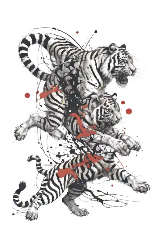 Tiger Fighting