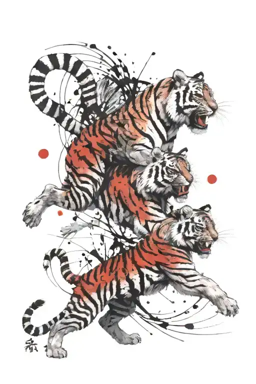 Tiger Fighting