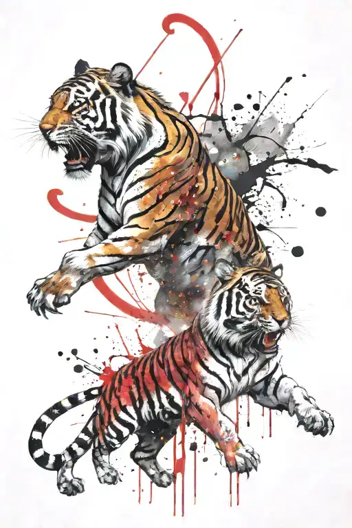 Tiger Fighting