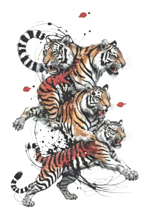 Tiger Fighting