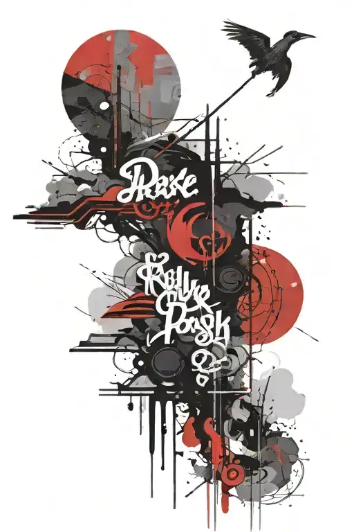 The Edge Is Rocky And Below Are Waves And Lettering