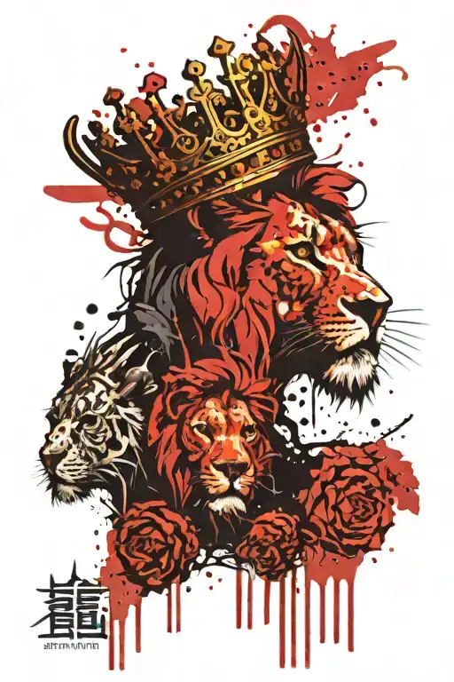 Skeleton Lion King Crown