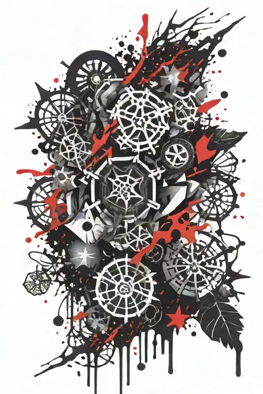 Gothic Snowflakes Falling