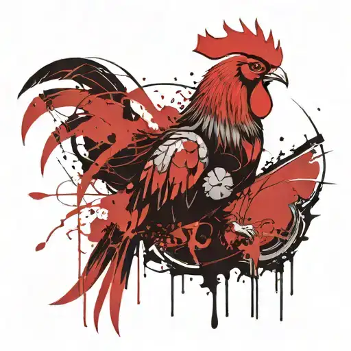 Knight Rooster Body Armor Axe