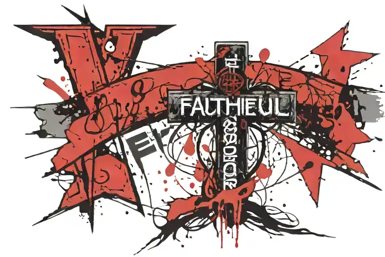 Cross With Words Faithful In Prayer Going Through The Cross