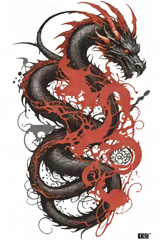 Black Dragon Full Body