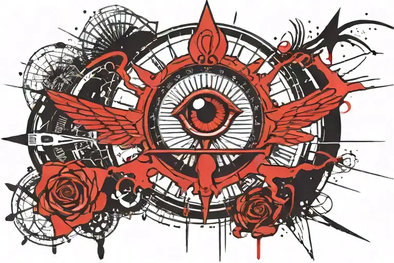 Eye Of Ra Compass Rose Crown