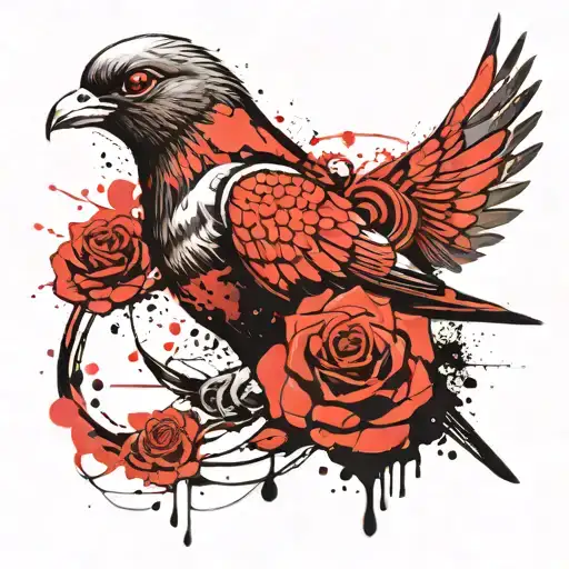 Pigeon Like Wing Rose