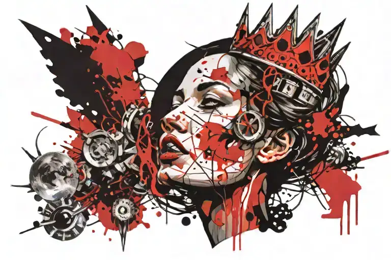 Moon Cr Bite Woman Crown