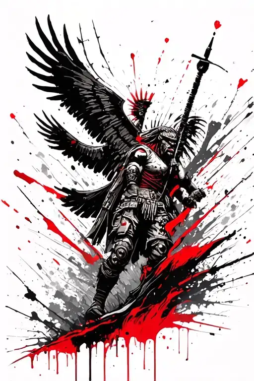 Warriors Go To The Sky Above The Forest