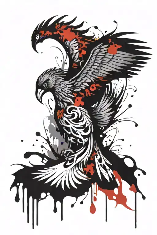 Phoenix Rising From Ashes