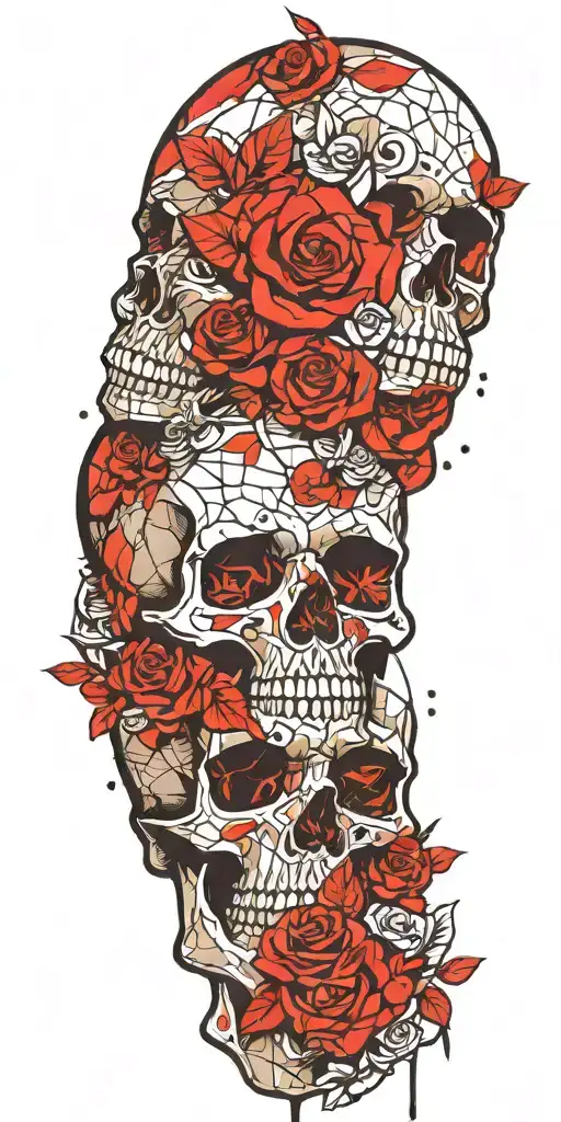 Skull And Roses