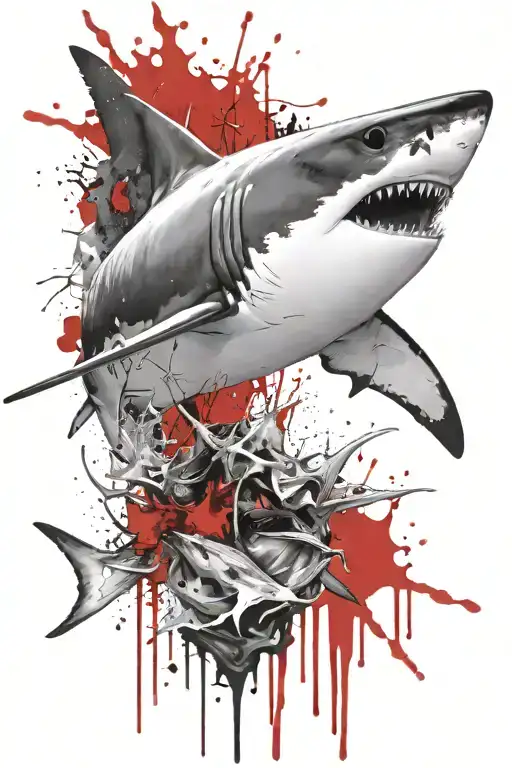 Great White Shark Emerging