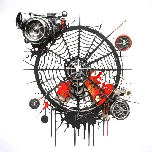 Sniper Lense As A Spiderweb