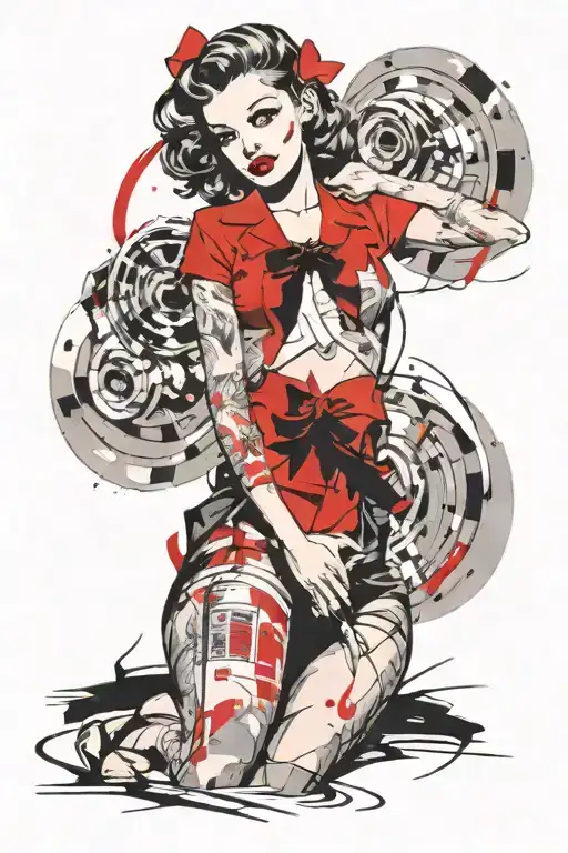 50S Pinup Girl Realism