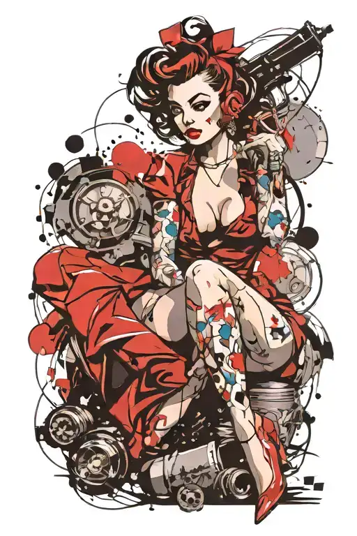 50S Pinup Girl Realism