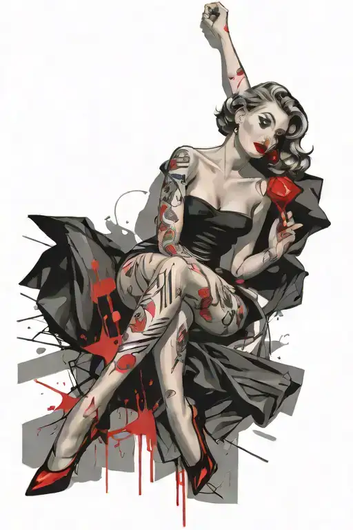 50S Pinup Girl Realism