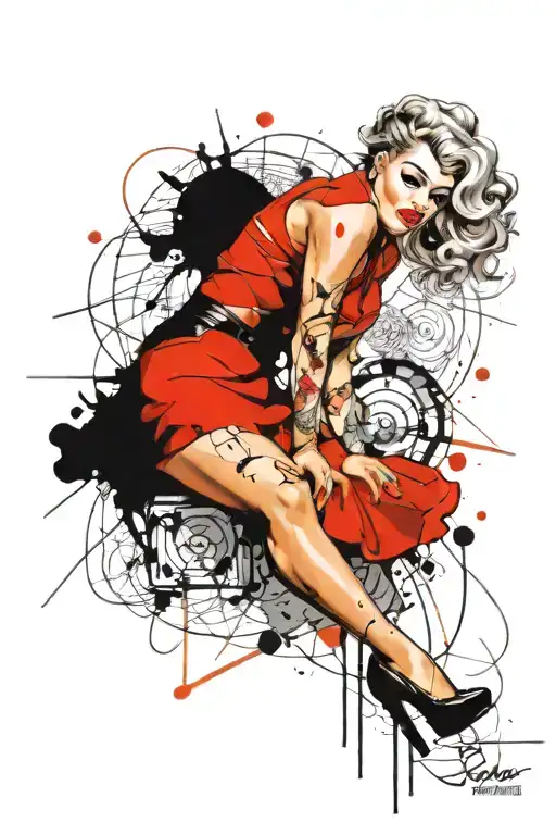 50S Pinup Girl Realism