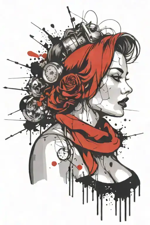 50S Pinup Girl Realism