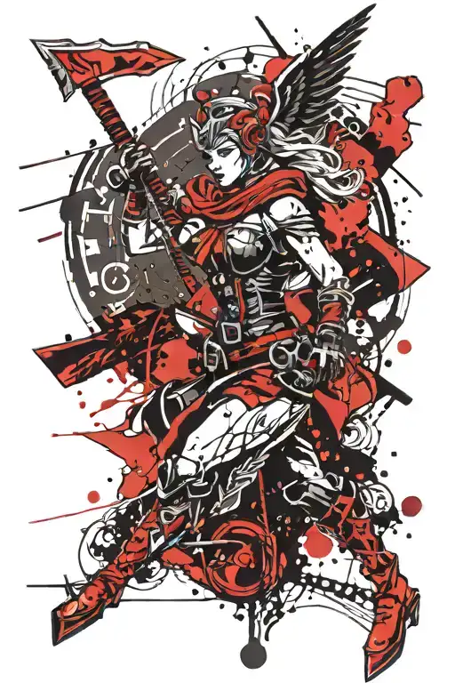 Valkyrie With Axe