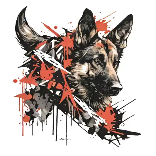 Word Hater In German Shepherd