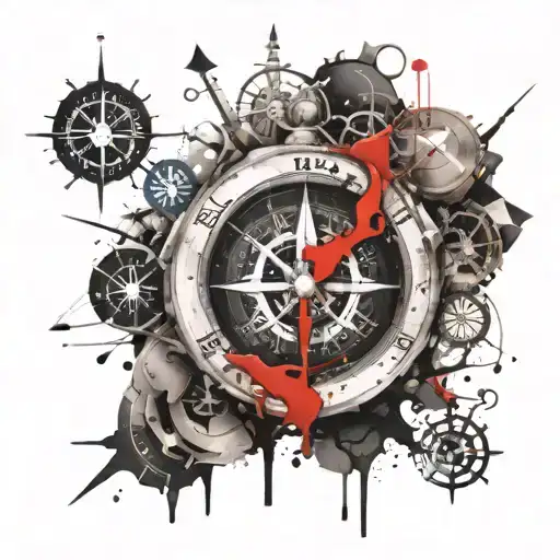 Compass And Clock