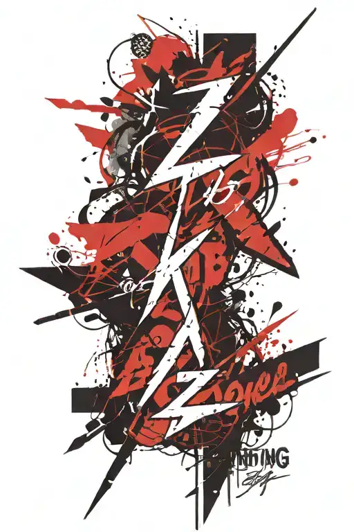 Dark Lettering Lightnings