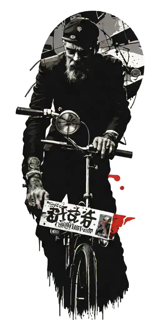 Mr Mike On A Bicycle