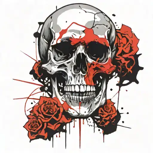 Skull And Death Date